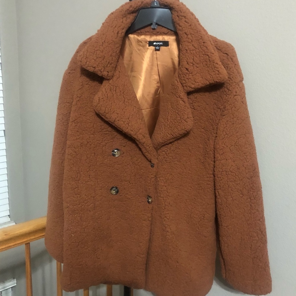 Fleece Fuzzy Faux Shearling Jacket